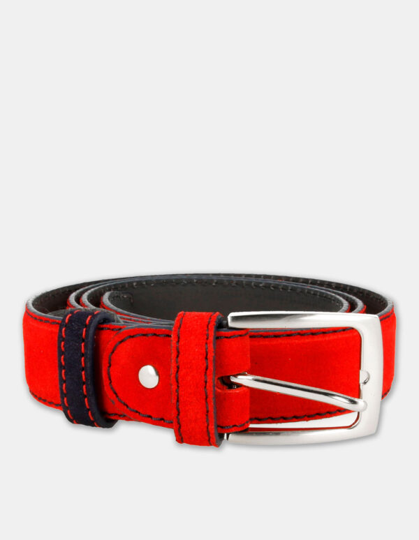 Belt-leather-red-man
