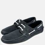 Náutico hombre de piel Azul Marino