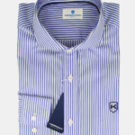 Camicia a righe blu